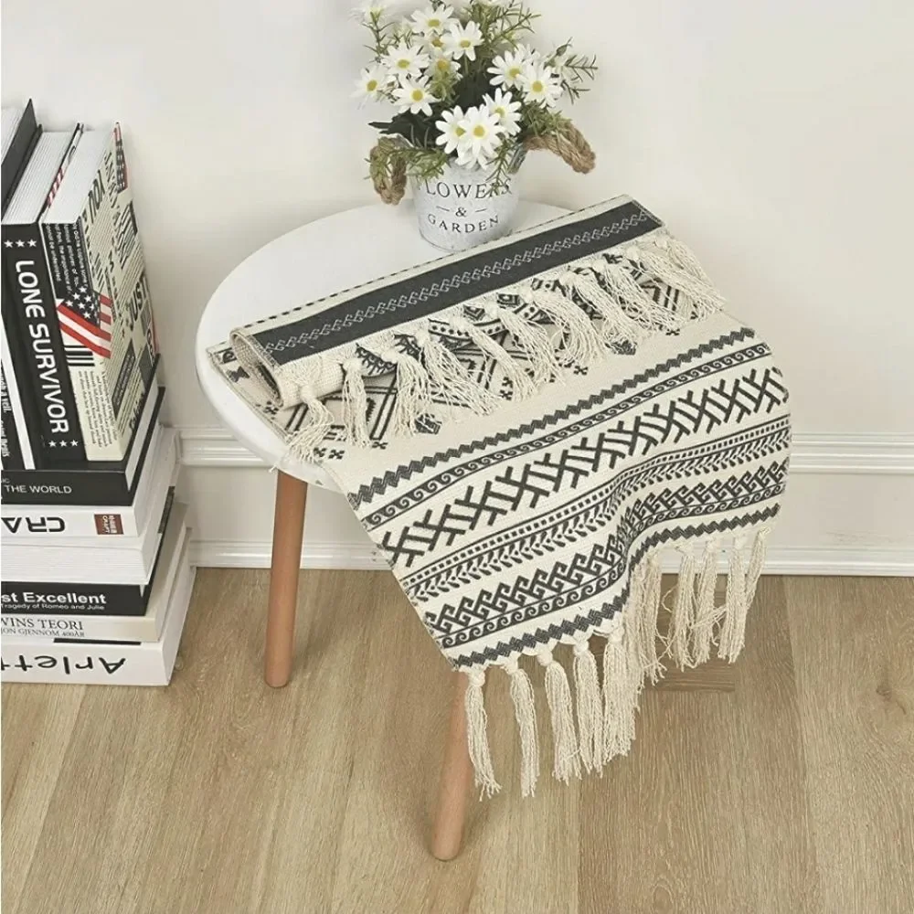 2 Pcs Macrame Woven Mandala tapestry